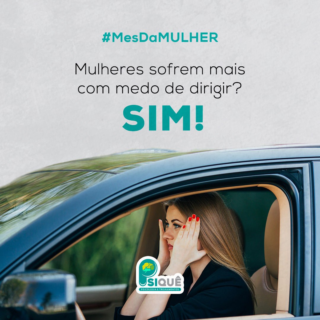 Mulheres são mais predispostas a quadros de fobia de uma maneira geral, e, quando falamos sobre o medo patológico de dirigir - que recebe o nome de amaxofobia - falamos também de uma fobia específica prevalente em mulheres.